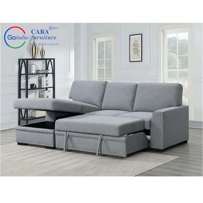 Home Furniture 2 Seater Bed Chaise Multi-Functional Corner Couch L-Shaped Living Room Sofas With Storage