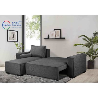 Goitalia Furniture Customized Fabric Colors Simple Style Fabric Resistant Dirt Modern Sofa Bed Grey