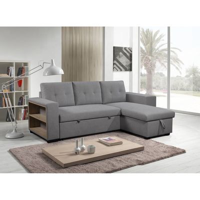 Wholesale price sectional sofa bed furniture L-shaped sleeper couch living room sofa furniture with multifunction bed fu