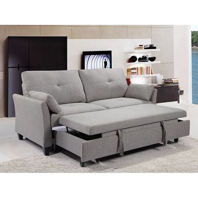 Furniture Newest design sofa living room multi-functional sofa American style wooden frame fabric sleeper sofa bed