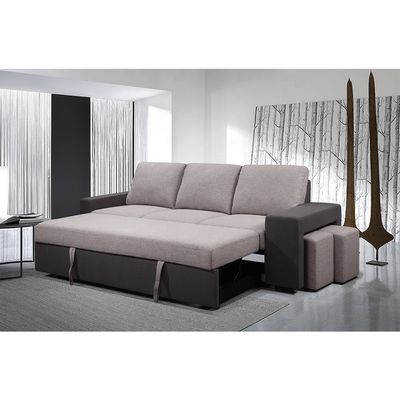 OEM/ODM Furniture Factory new design multi-functional 3 seater living room sofa velvet contrast color popular sofa bed