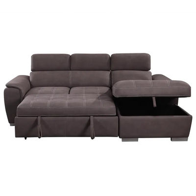royal Capri 2seater chaise living room modern leather sofa l shape sleeper sofa set  furniture cum bed