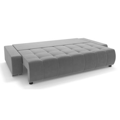 Factory 2023 Latest design Luxury 3 seater living room sofa Velvet fabric with storage convertible sofa bed