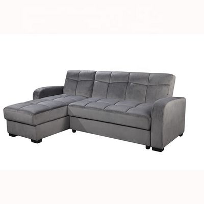 Hot sale living room modern velvet sofa luxury cum sofa