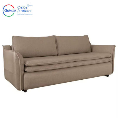 30026 Good Selling Home Hotel Furniture Fabric Sofa Bed Unique Wood Frame Fabric Cover