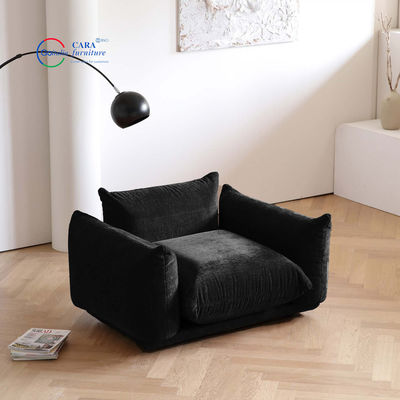 Simple Design Home Living Room Furniture Upholstered Velvet Modern Single Sofa Chair
