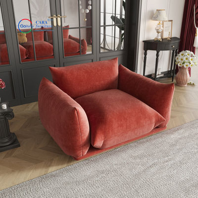 Popular Product One Seat Arm Sofa Removable Nordic Velvet Modern Single Sofa Chair