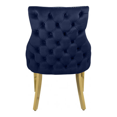Dongguan Tianhang Furniture Factory direct chair dining room velvet fabric metal leg can be customized chair dining