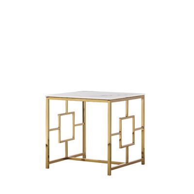 Wear Resistant Marble Top Coffee Table Square shape Practical